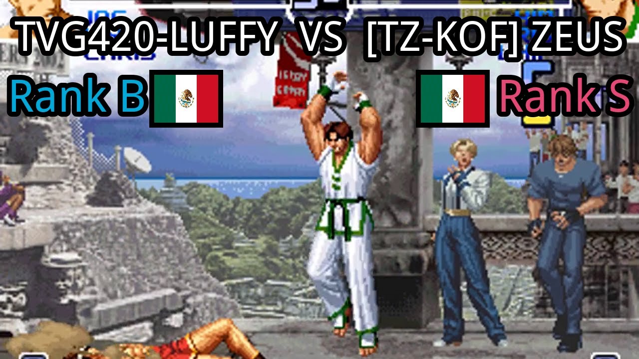 The King of Fighters 2002: (MX) TVG420-LUFFY vs (MX) [TZ-KOF] ZEUS
