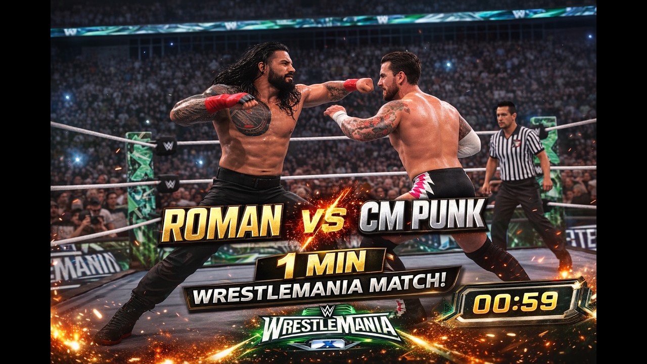 Wait... Roman Beat CM Punk in Under a Minute? (WrestleMania Shock)