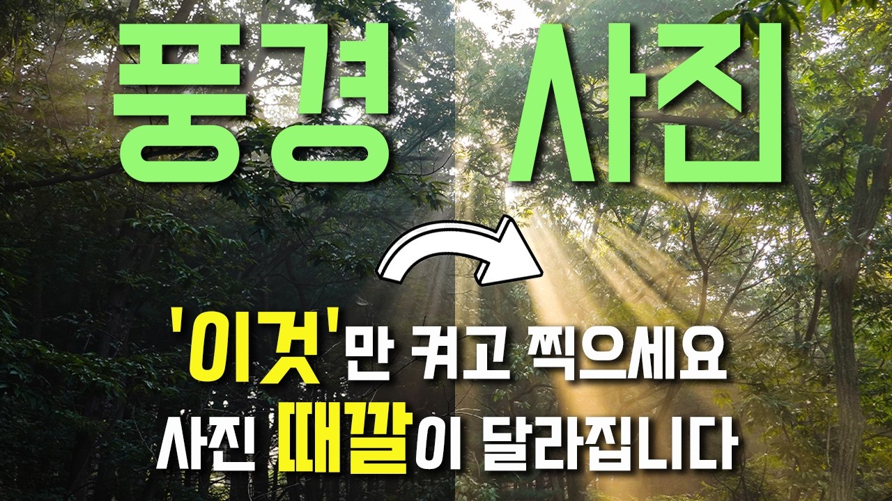 풍경 사진 이렇게 찍으세요. 때깔이 달라집니다! [풍경 사진 잘 찍는 법]