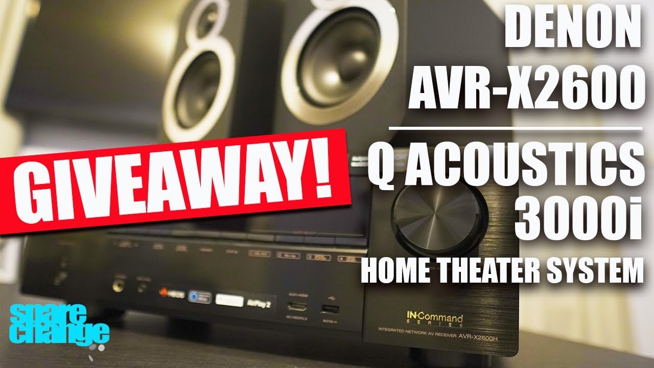 Denon AVR-X2600 Review | Q Acoustics 3000i Review 3020i | Home Theater GIVEAWAY!
