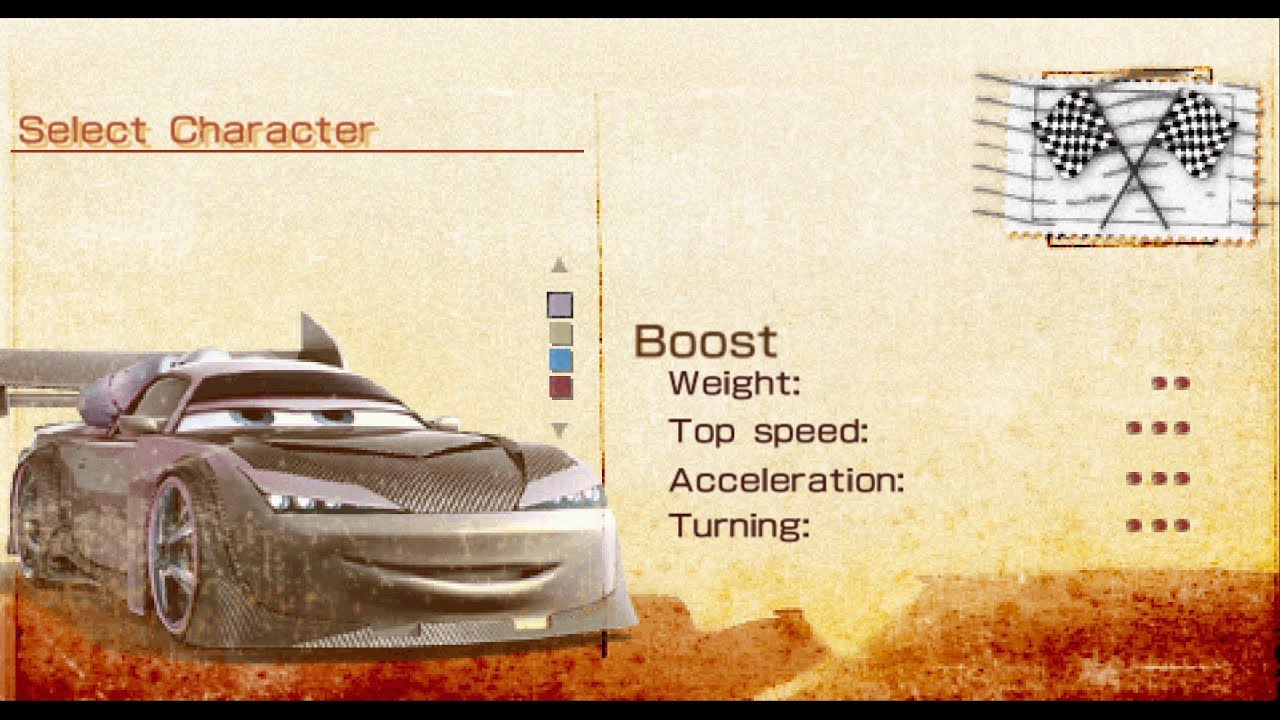 Cars PSP Boost