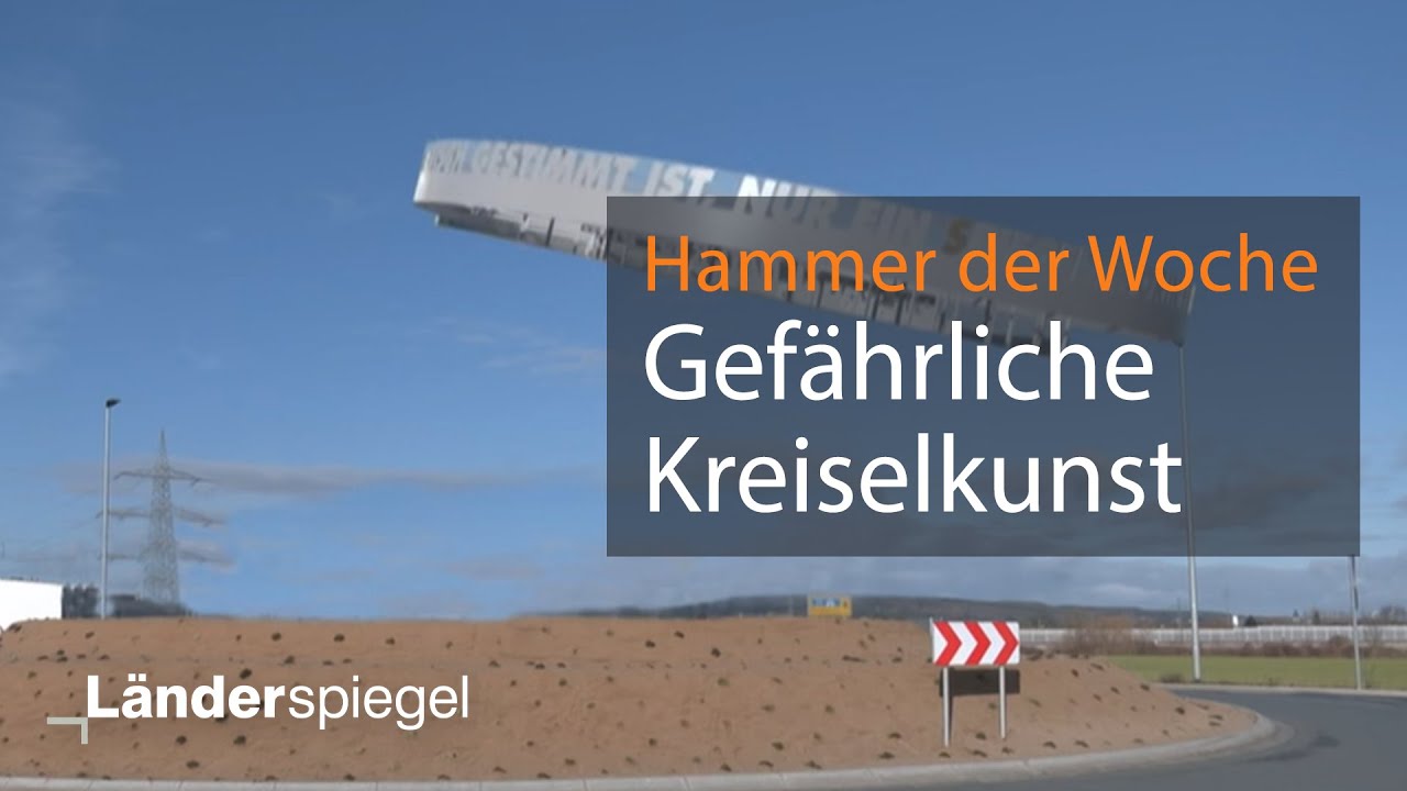 Lesen statt Fahren im Kreisverkehr | Hammer der Woche vom 06.02.21 | ZDF