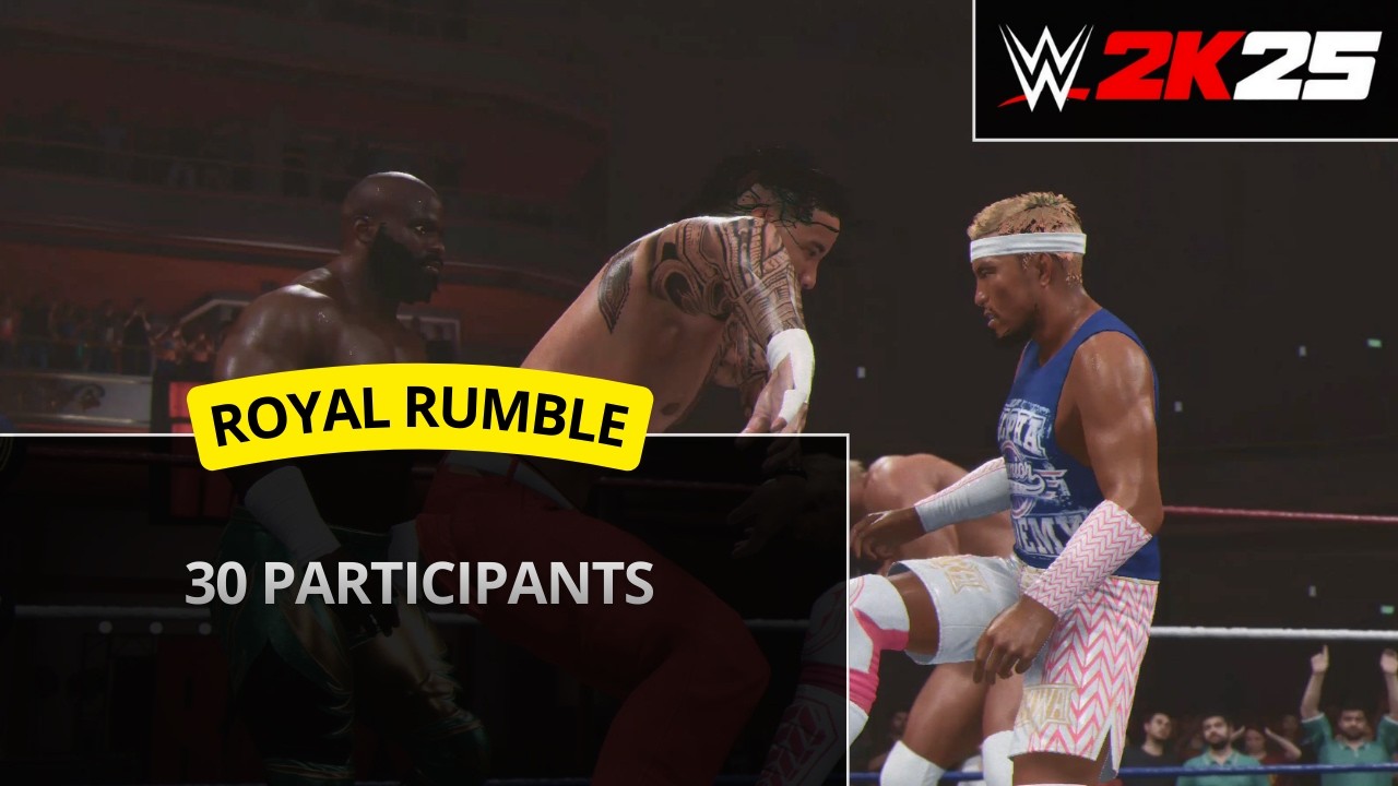 WWE 2K25 – 30-Man Royal Rumble Match (#24)