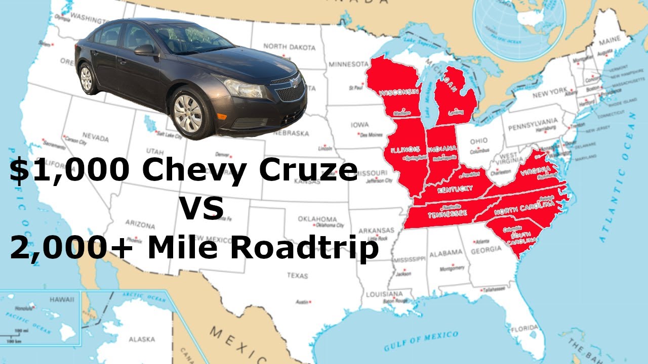 The Cheap Cruze goes on a Roadtrip!