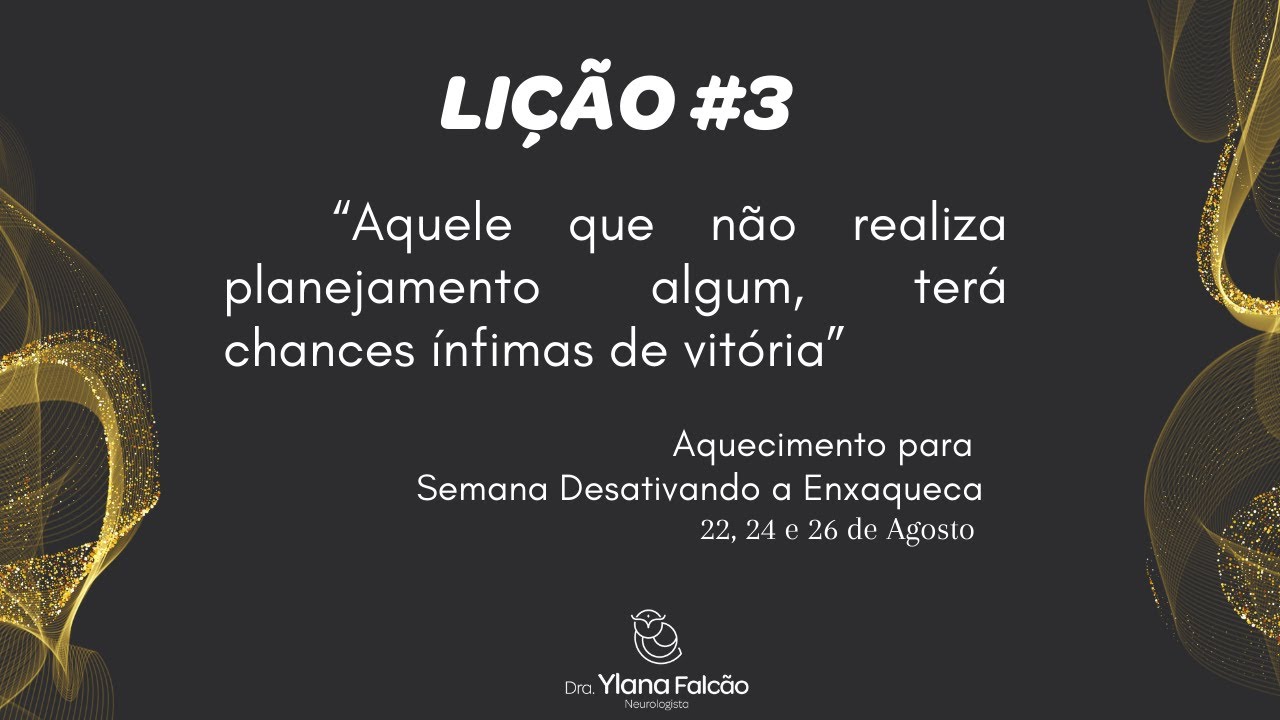 Li&ccedil;&atilde;o #3 - Como a Rotina influencia no controle da Enxaqueca