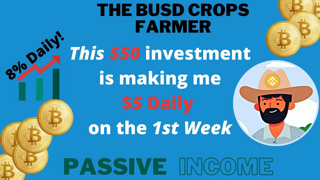 Earn Passive income with The BUSD Crops Farmer | #thecropsfarmer #thebusdcropsfarmer #bnbminer