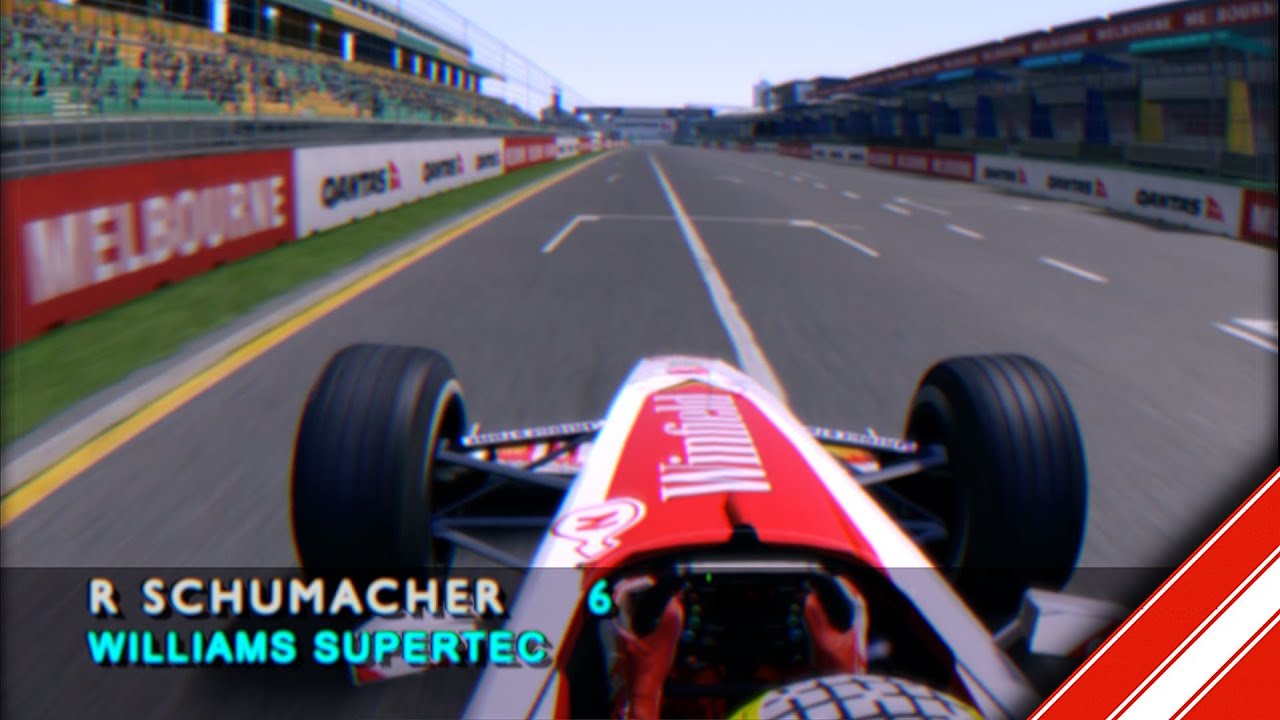 Schumacher’s ’99 Williams FW21 Onboard at Melbourne