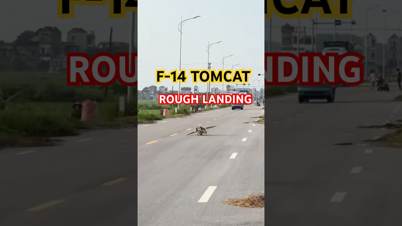 😬 F-14 Tomcat RC &mdash; Not the Smoothest Landing...