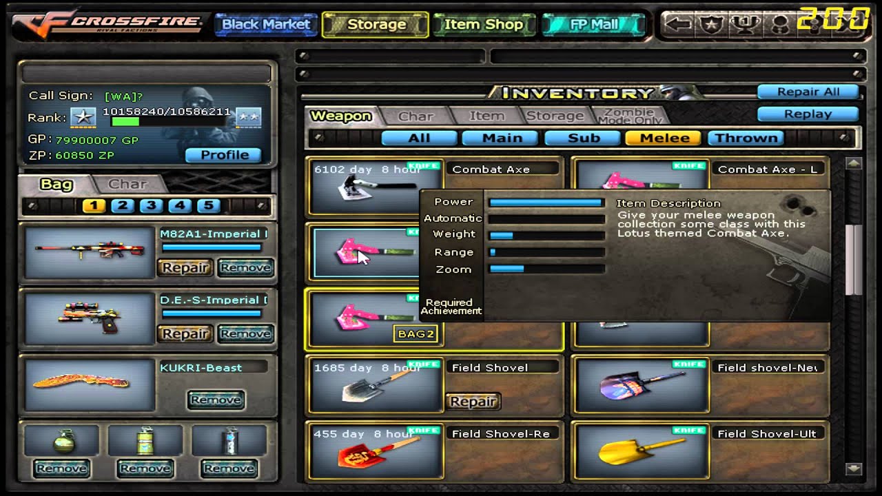 CrossFire NA z8Games IGN: [WA]? Storage video! 06/06/15