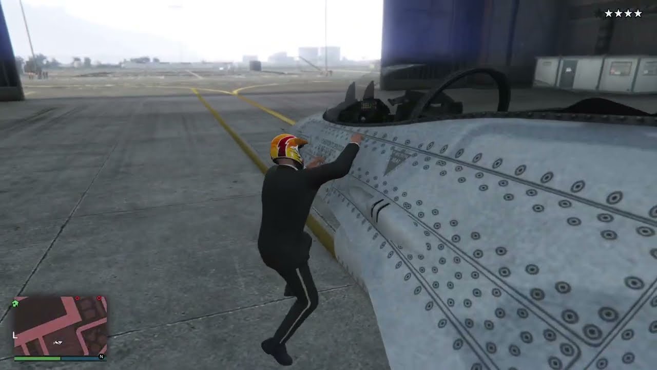 Voler un avion de chasse de la base militaire GTA5 online