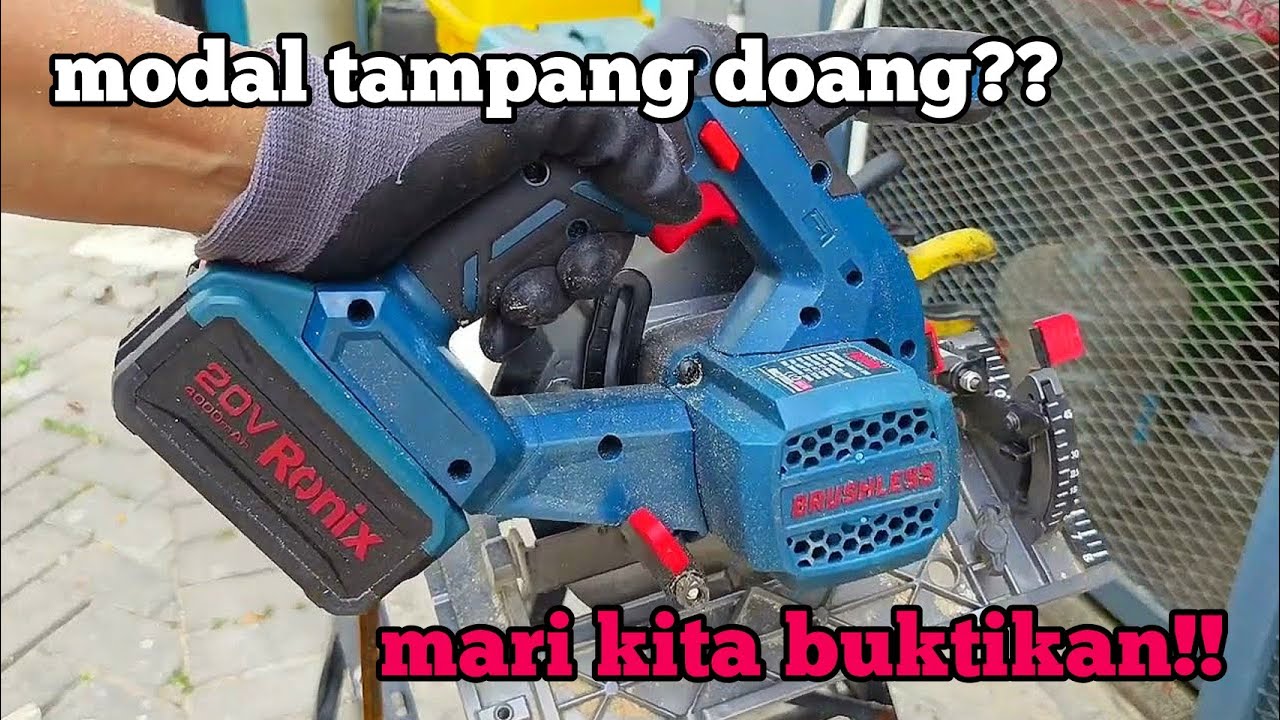 penampilan sih keren... performanya❓|| cordless circular saw Ronix 8902K