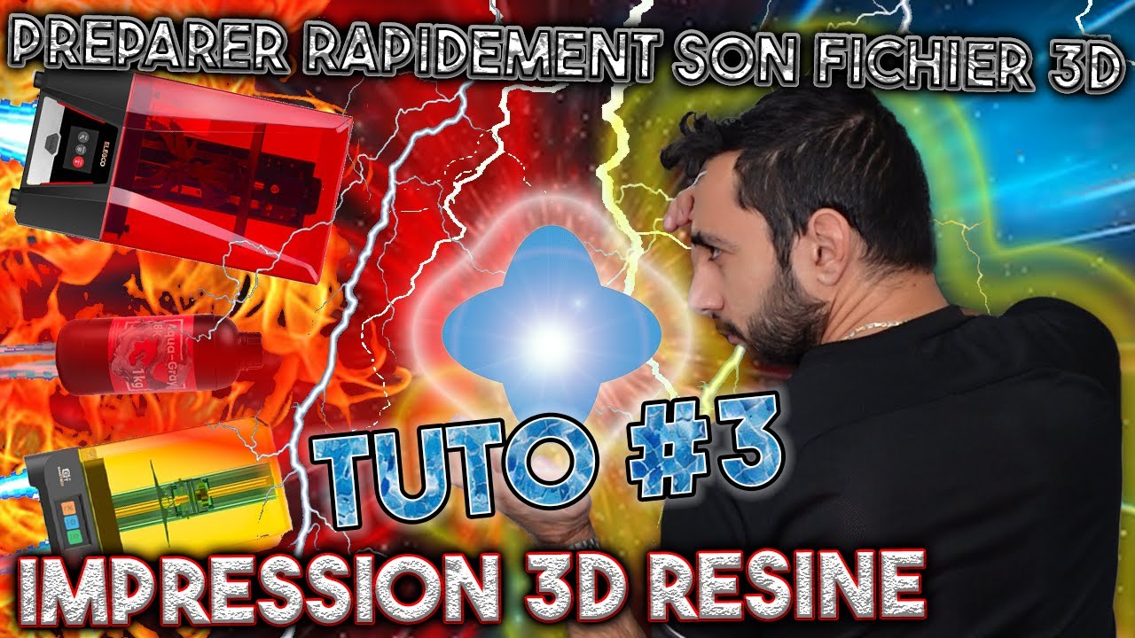 TROUVER LES FICHIERS 3D ET LES PREPARER RAPIDEMENT ? IMPRESSION RESINE Tuto 3 avec CHITUBOX