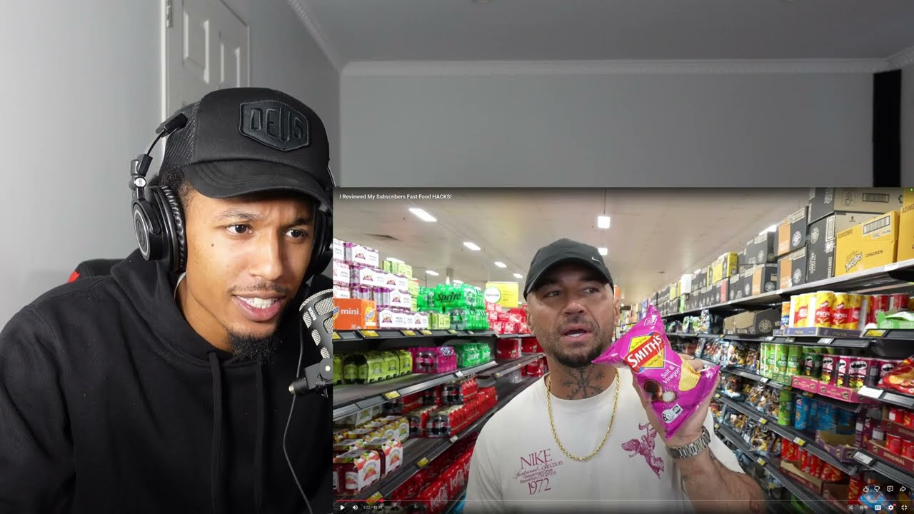 Reacting to I Reviewed My Subscribers Fast Food HACKS