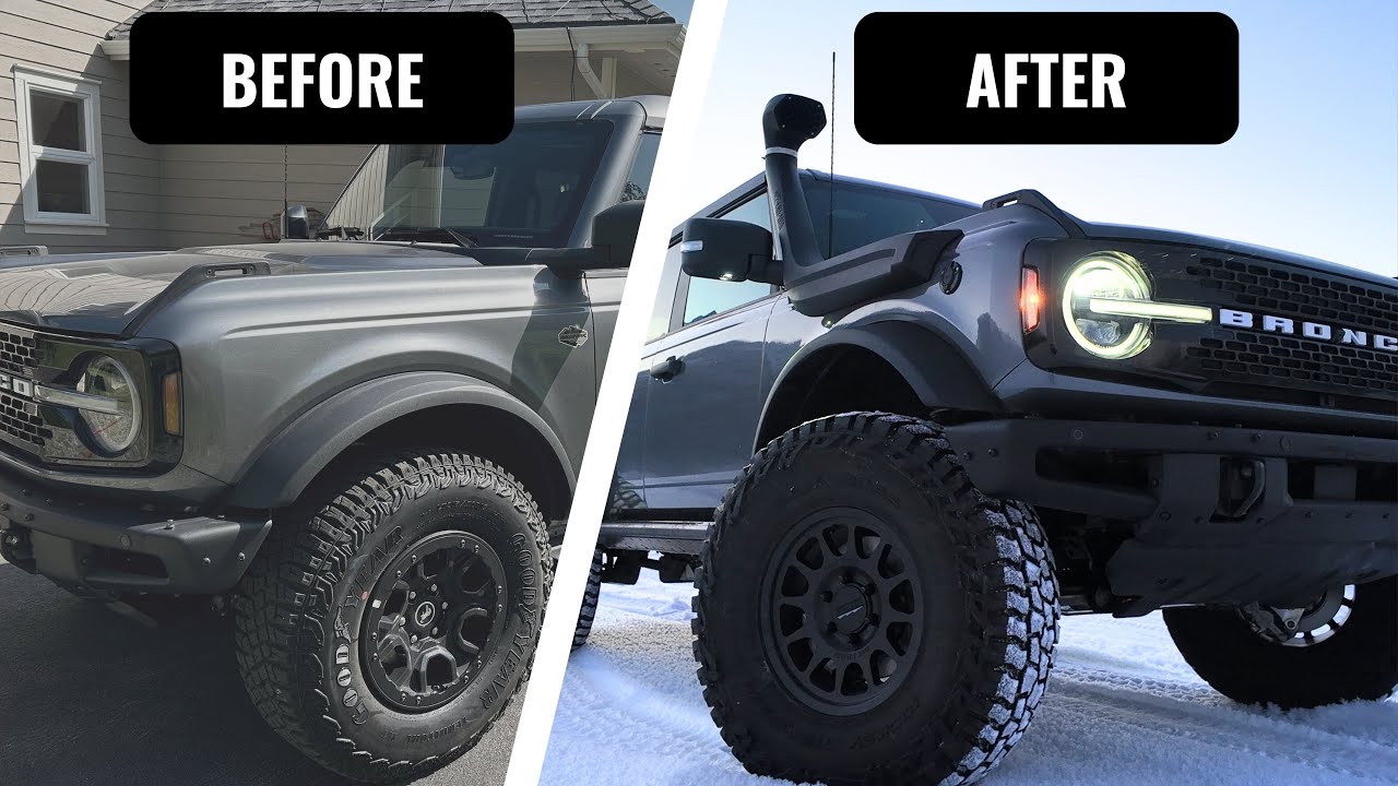 2024 Bronco G6 Wildtrak TRANSFORMED! Portal Lift, Skids & Snorkel on Knik River