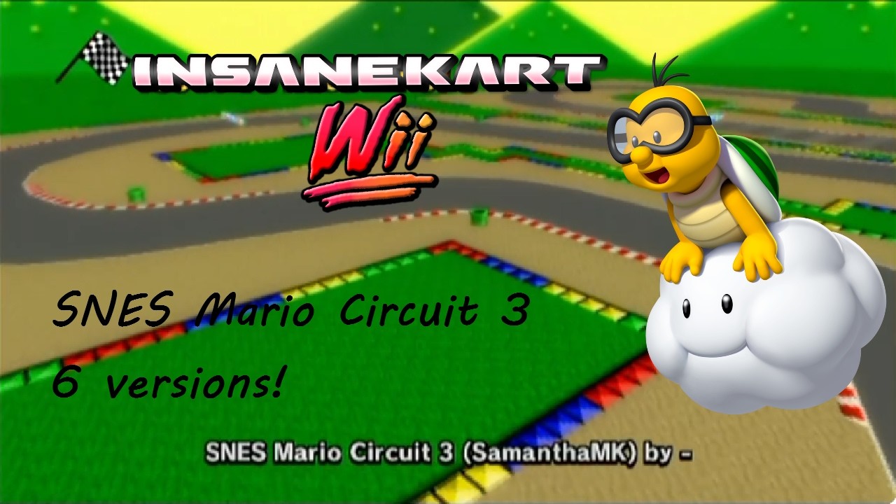 [MKWii] SNES Mario Circuit 3 - 6 versions!