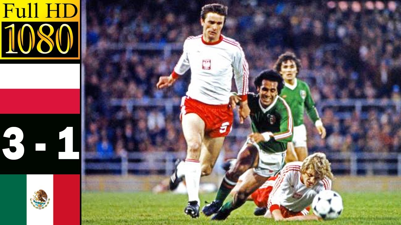 Poland 3-1 Mexico  world cup 1978 | Full highlight | 1080p HD | Grzegorz Lato - Boniek