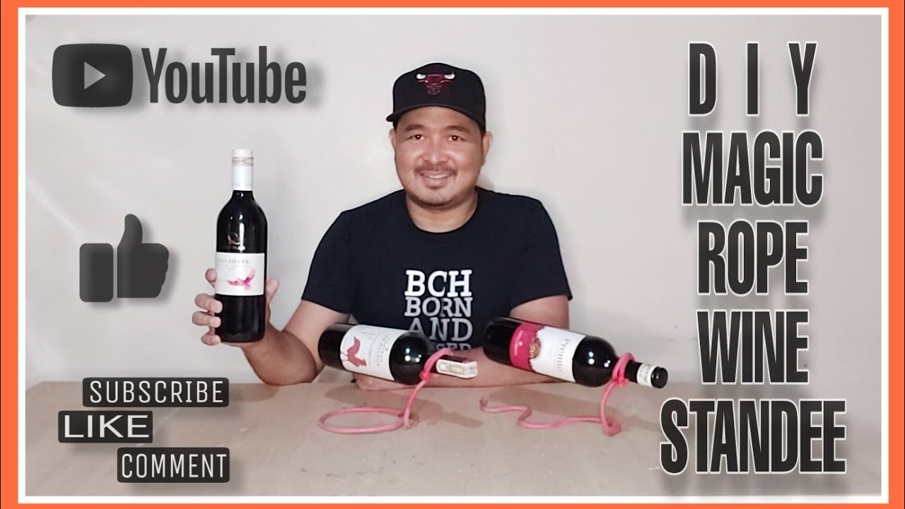 DIY Magic Rope Wine Standee