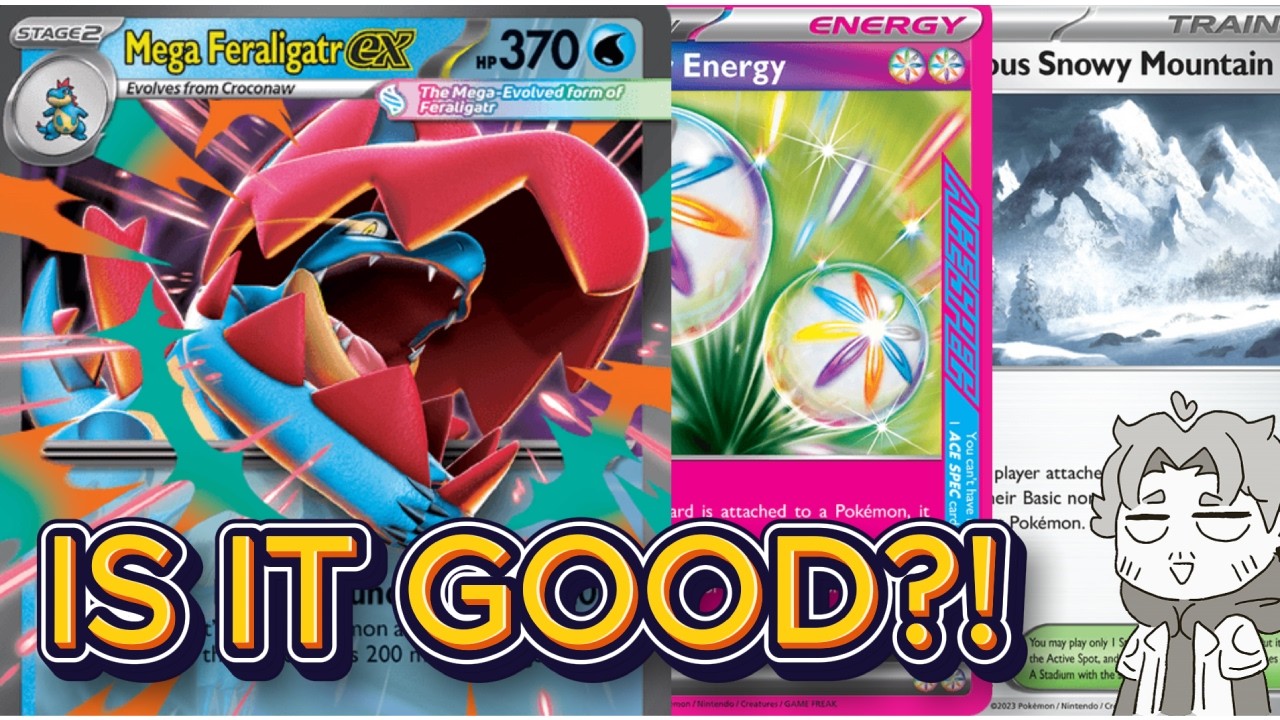 Mega Feraligatr ex....Is it good or just overhyped?(PTCGL)
