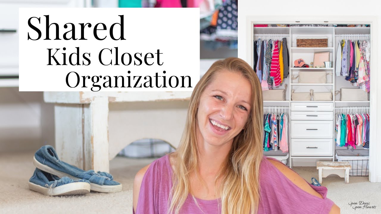 Kids Shared Closet Organization: Clean with me 2022