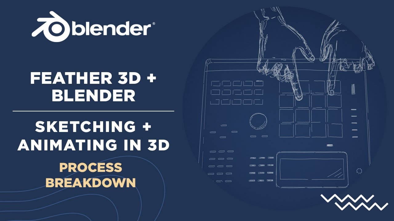 Feather 3D + Blender = 🤯
