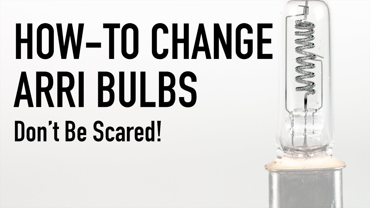 Changing ARRI Fresnel Bulbs