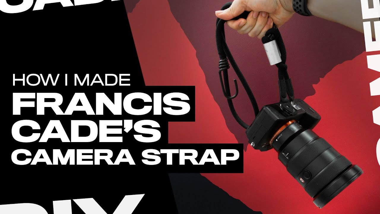 making francis cade's camera strap