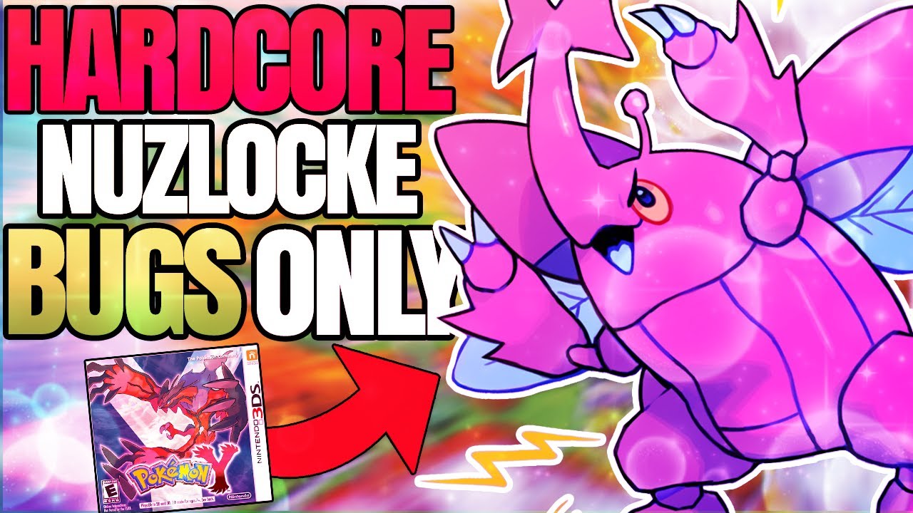 Can I Beat A Pokemon Y HARDCORE Nuzlocke With ONLY BUG TYPES?! (No items, No Overleveling)