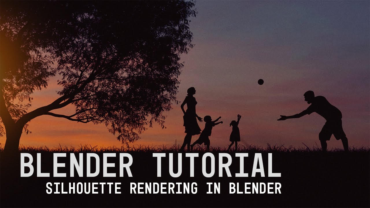 Blender Tutorial: Silhouette Rendering and Workflow
