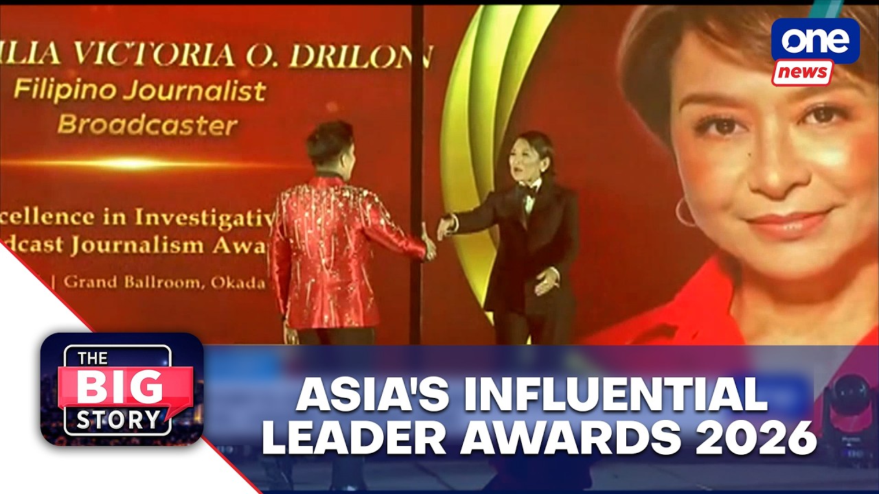 The Big Story's Ces Ore&ntilde;a-Drilon honored at Asia's Influential Leader Awards 2026