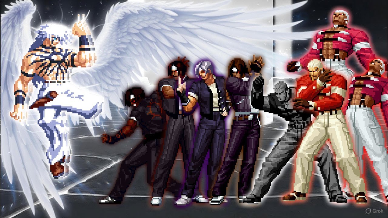 [KOF Mugen] Qing Yu Vs Yashiro Nanakse, Orochi Kusaanagi WF Team