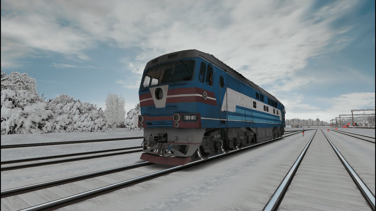 Запуск ТЭП70 в RTrainSim