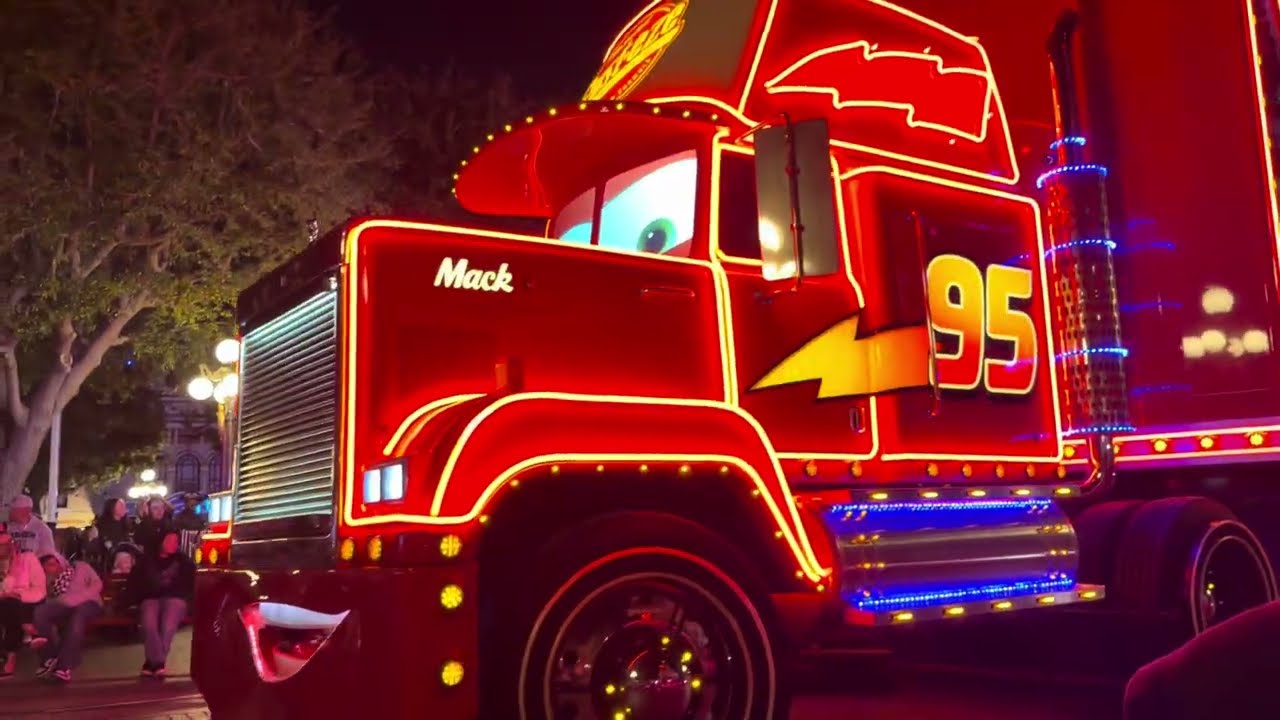 POV: Disneyland Paint the Night Parade Close-up