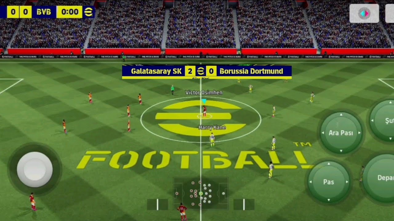 ŞAMPİYONLAR LİGİ TADINDA ( EFOOTBALL LİGİ  ) FUTBOL OYUNU 