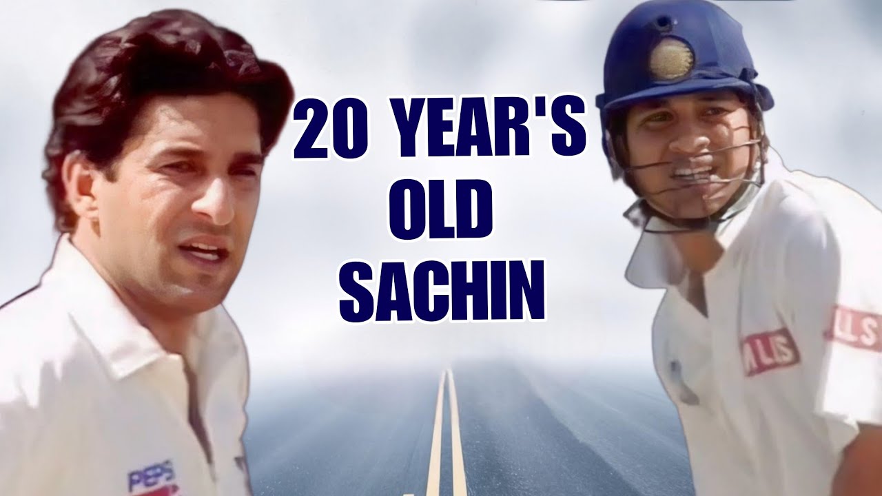 20 Year Old Sachin Destroying Great pak Bowlers , Those 3 sixes WOW What a treat