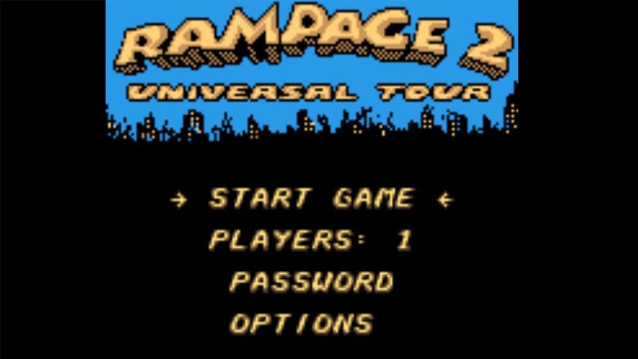 [Rampage 2: Universal Tour] Gameplay (Game Boy Color)