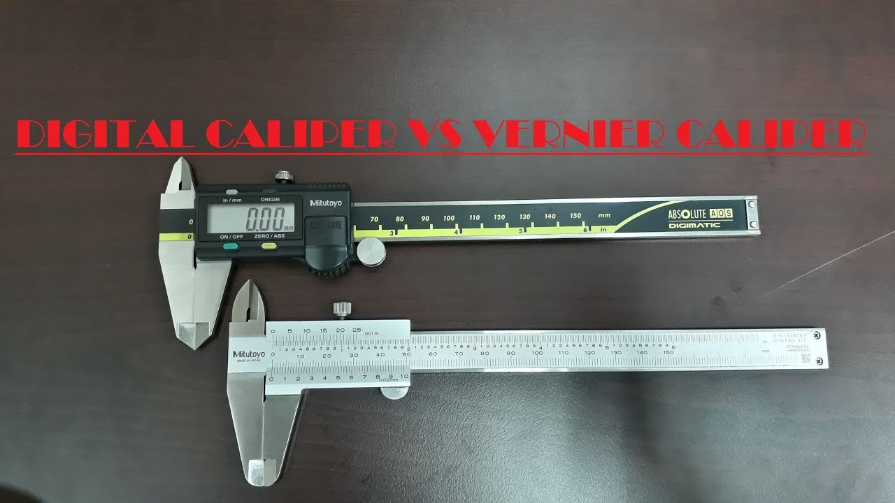 DIGITAL VERNIER CALIPER VS ANALOG VERNIER CALIPER | Rotating & Static Equipments