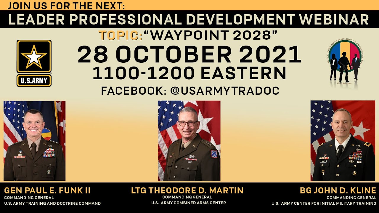 LPD #12 - Waypoint 2028 with LTG Theodore Martine, CG, CAC, and Brig. Gen. John Kline, CG, CIMT,