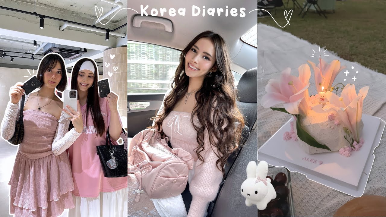 KOREA VLOG☁️: пикник на острове Нодыль, корейская еда, отмеченная звездой Мишлен, винтажные сумки...