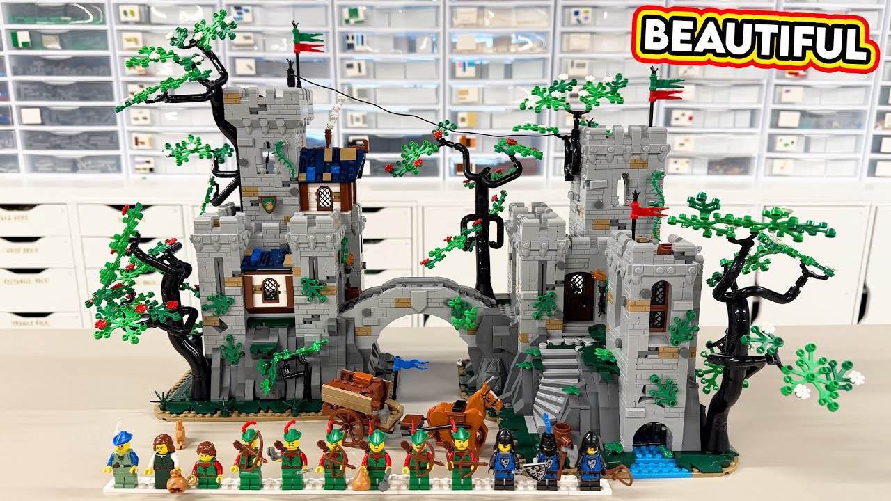 The LEGO Forest Stronghold Castle is a BEAUTY!