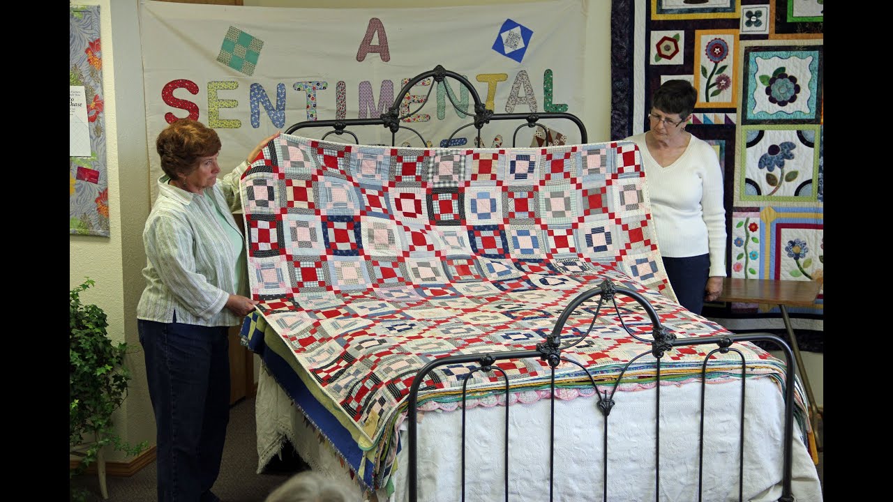 Antique Quilt Bed Turning