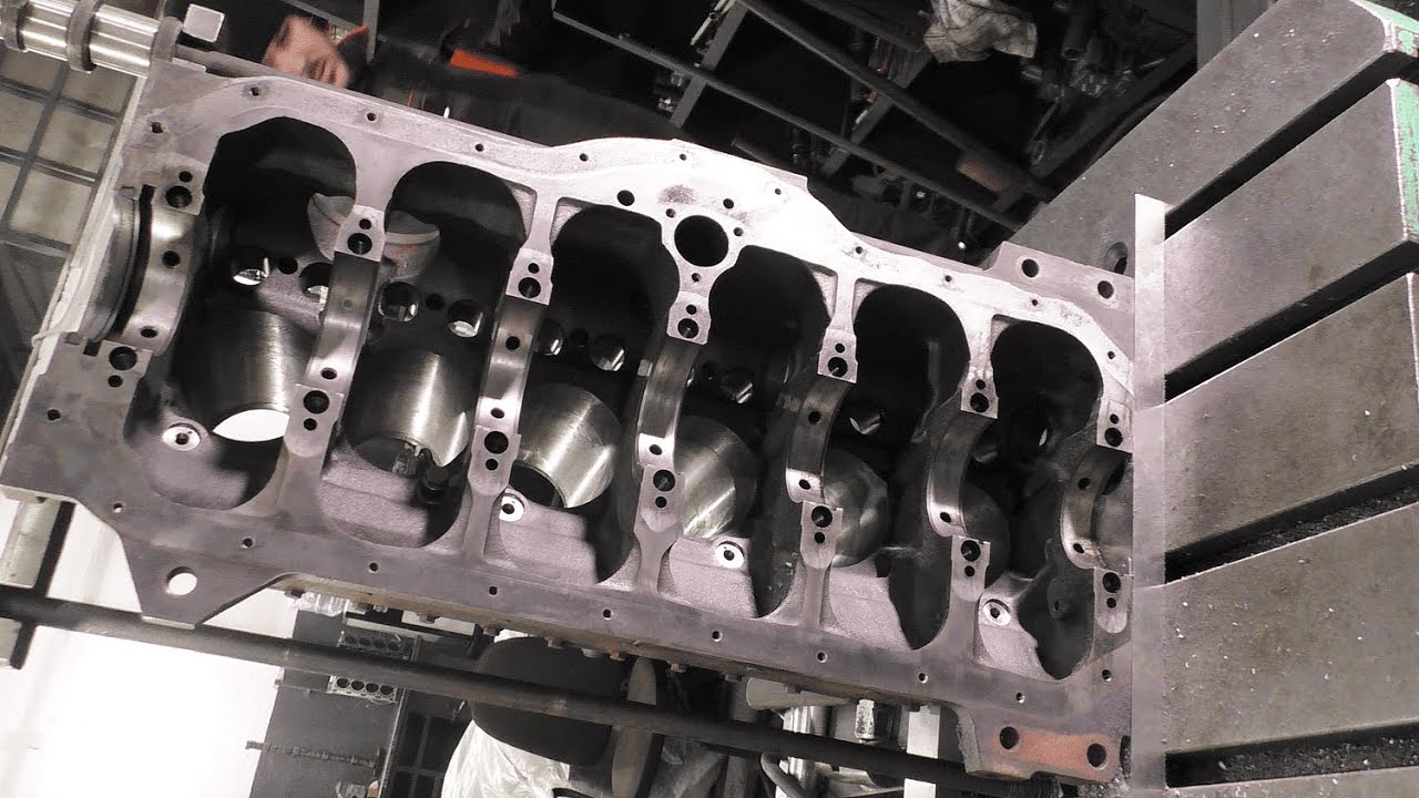 MODERNIZATION CYLINDER BLOCK. INSTALLATION OF OIL JETS.