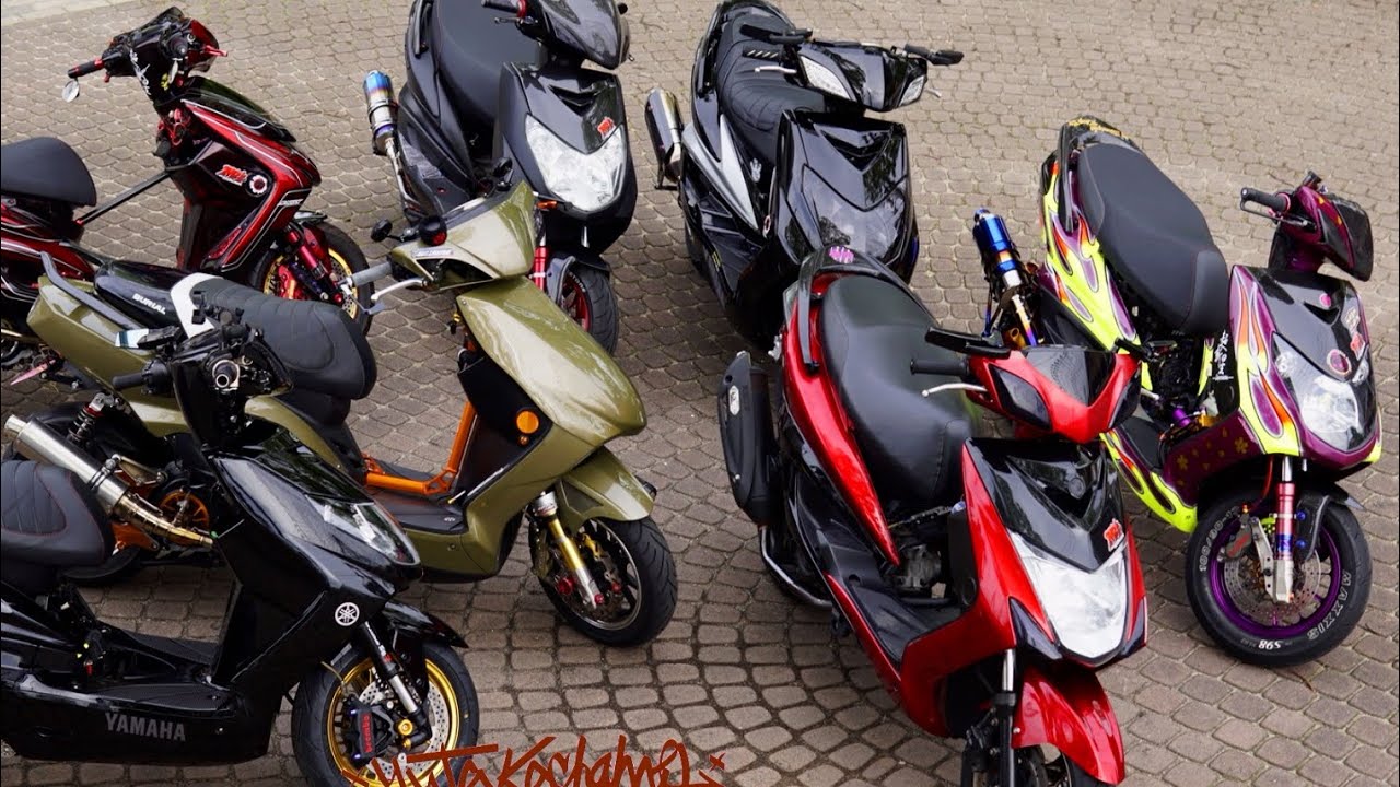 シグナスx2型が集まるカスタム 交流会‼️総督フルカスタム2台‼️フルカウル、JAM、リーダー(yutakachannel)