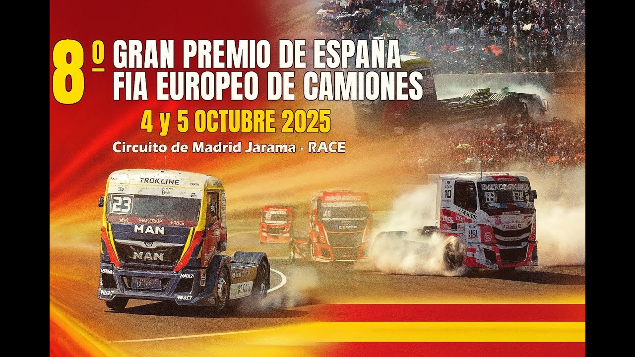 GP España FIA Europeo de Camiones 2025-(ETRC) Circuito de Madrid Jarama RACE