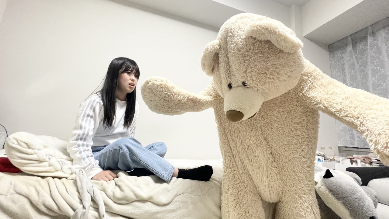【ドッキリ】大切にしていたぬいぐるみが動いたら！！