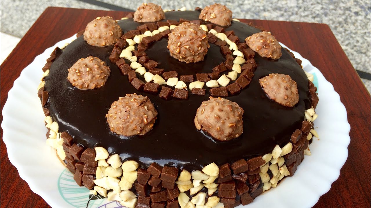 Ferrero Rocher Chocolate Cake