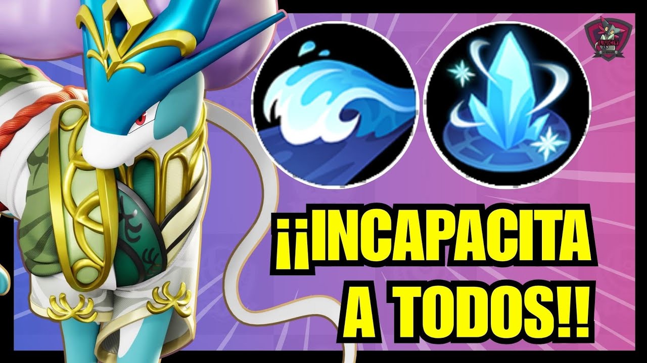 SUICUNE ES EL REY DE LAS RESTRICCIONES🥵MEJORES OBJETOS Y MEDALLAS⭐BUILD SUICUNE POKEMON UNITE