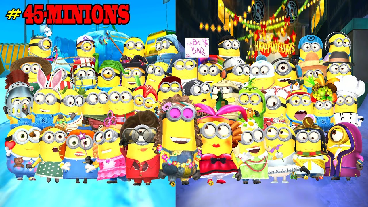 Minion Rush 2023-Special Mission Stolen Presents at Holiday Lab The Arctic Base and Bratts Lair|FHD
