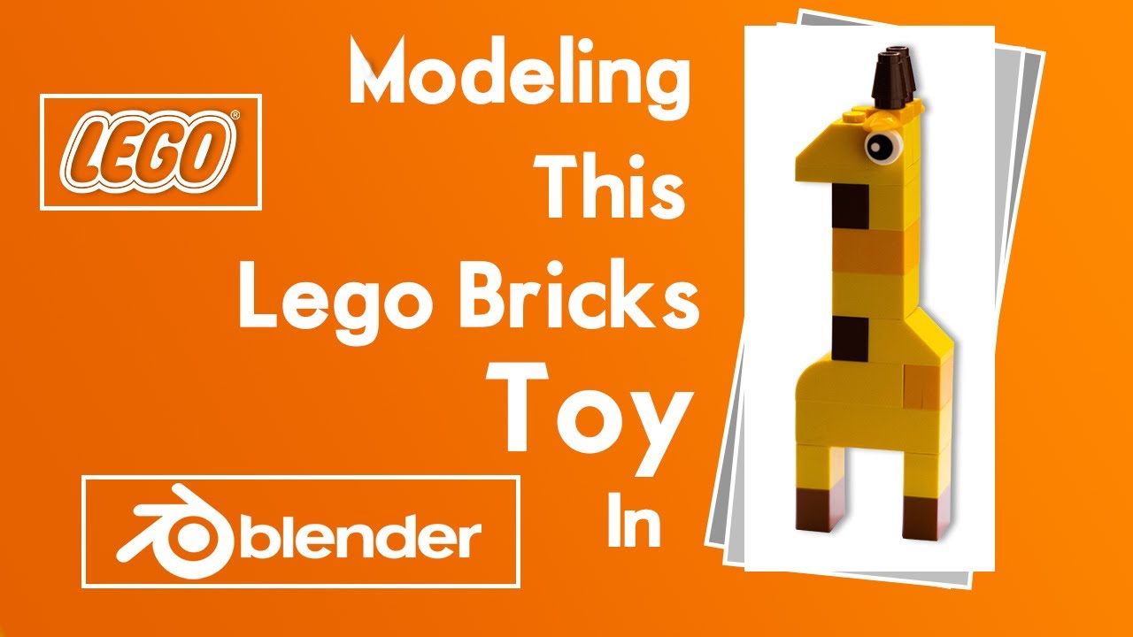 Modeling a Toy In Blender Using Lego Bricks II  With The Help Of Reference Image II