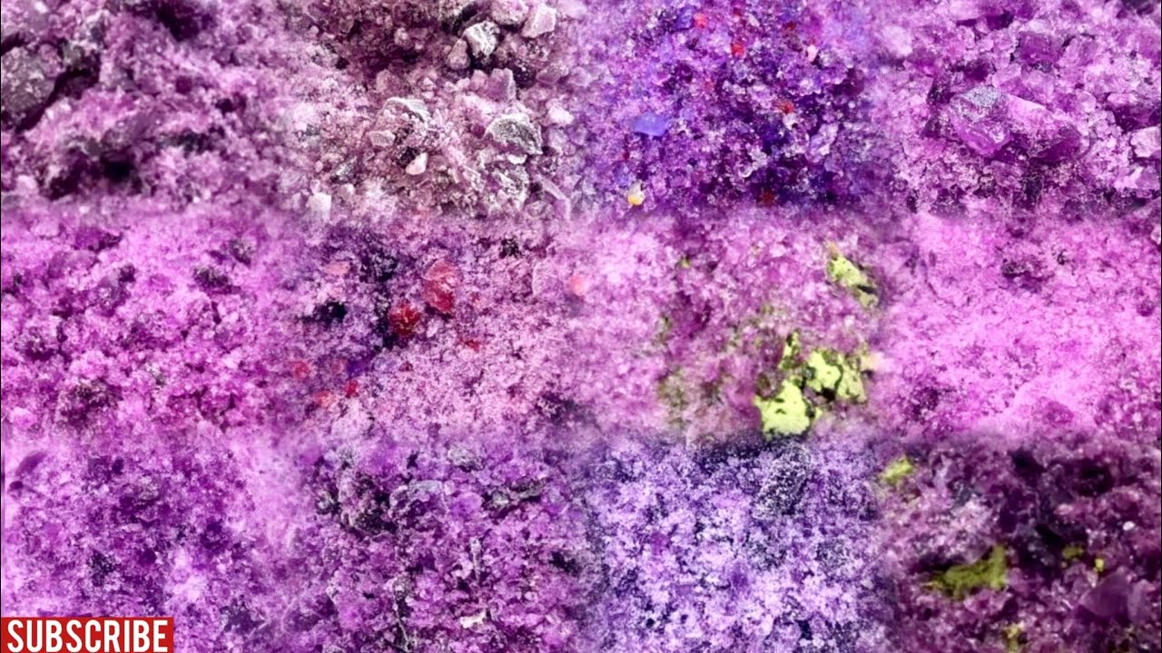 REQUESTED VIDEO | ASMR Y14 RECENT & OLD PURPLE MIX JEWELRY SHAVED ICE EATING