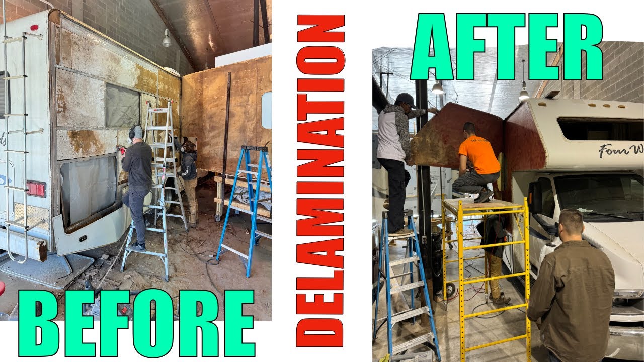 We FIXED the biggest issue with our new motorhome! (DELAMINATION)
